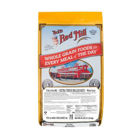 Bobs Red Mill Natural Foods Bob's Red Mill Extra Thick Rolled Oats 25lbs 1355B25